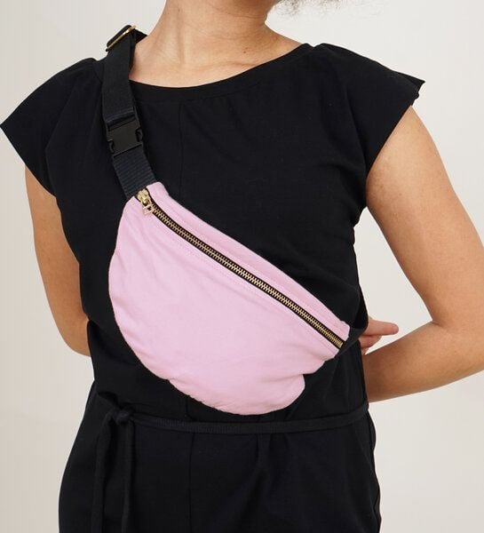 Lena Schokolade Hipbag Bauchtasche aus Bio-Baumwolle Pastelltöne