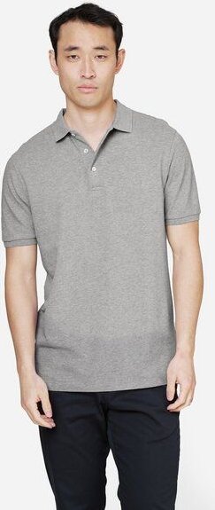 SANVT Das Perfekte Poloshirt - Grau Meliert