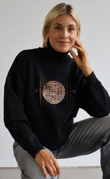 Thumbnail - Kultgut Goodness Sweater 100% Bio-Baumwolle - Boxistyle/ Blackpanther