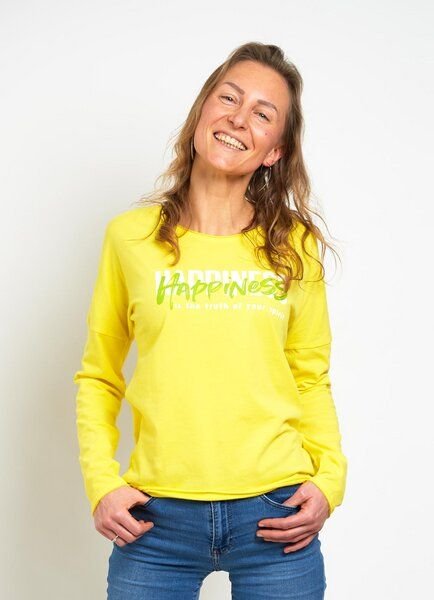 SPARKLES OF LIGHT Yoga Shirt | HAPPINESS