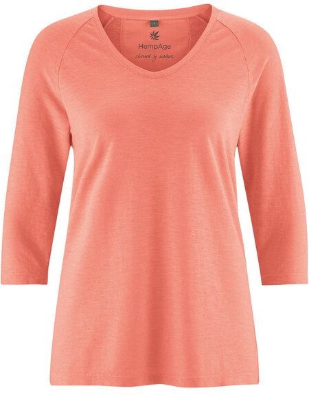 HempAge Raglanshirt mit 3/4-Arm Hanf/Biobaumwolle