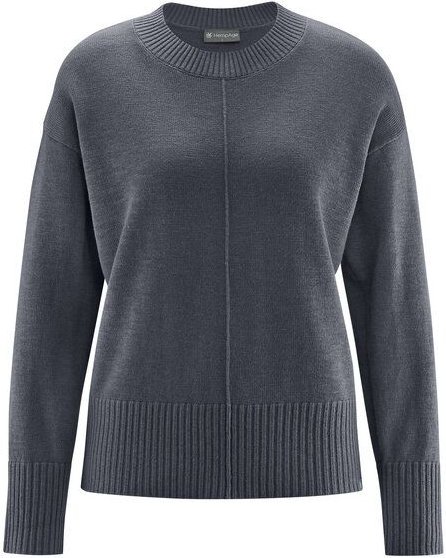 HempAge Strickpullover in Flammgarn Hanf/Biobaumwolle