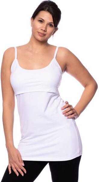 Milchshake 107 BASIC Stilltop mit Spaghetti-Trägern (extra lang geschnitten) aus Bio-Baumwolle