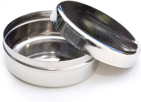 ECOlunchbox ECOdipper, kleine Runddose aus Edelstahl