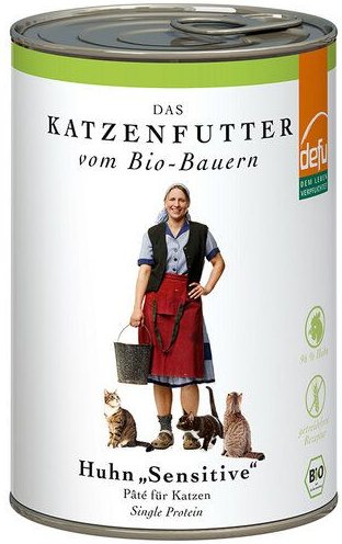 defu Bio Huhn Sensitiv Pâté für Katzen