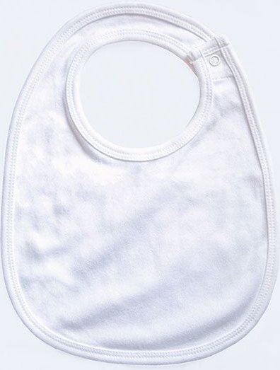 Babybugz Baby Lätzchen Spucktuch mit Druckkopf-Verschluss am Nacken Vegan