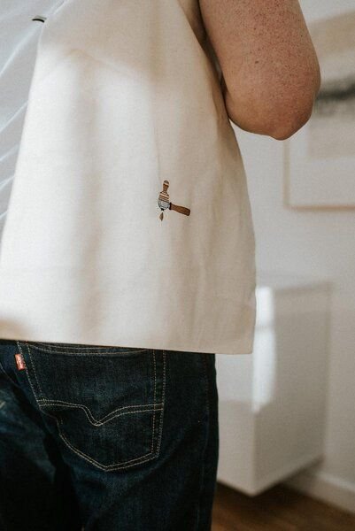 Coffee Fashion Siebträger & Tamper | Bestickte Bio Baumwoll Tragetasche