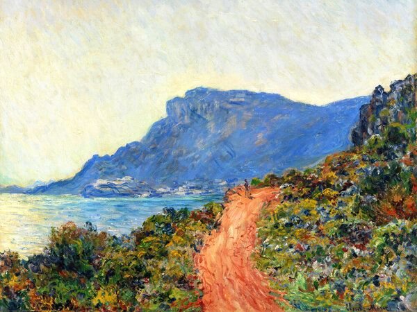 Photocircle Poster / Leinwandbild - Claude Monet: La Corniche bei Monaco