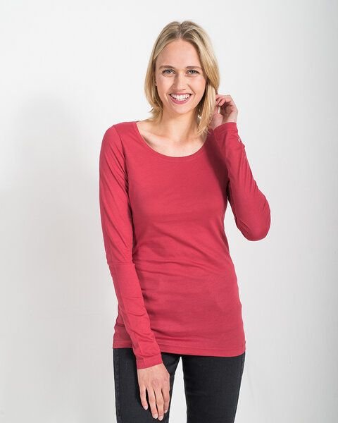 Alma & Lovis Langarmshirt aus 100% Bio-Baumwoll-Jersey (kbA) | Pure Shirt