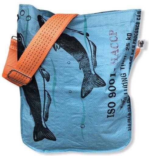 Beadbags Shopperbag TJ77 recycelter Reissack mit Tampenjangurt