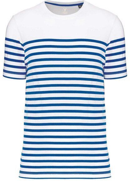 YTWOO Nachhaltiges Herren-T-Shirt mit Rundhalsausschnitt im Marine-Stil