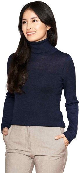 Apu Kuntur Alpaka-Rollkragenpullover aus Baby Alpaka & Seide