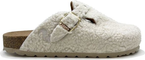 Veganer "thies ® Eco Teddy Clog" aus rec. PET & Biobaumwolle