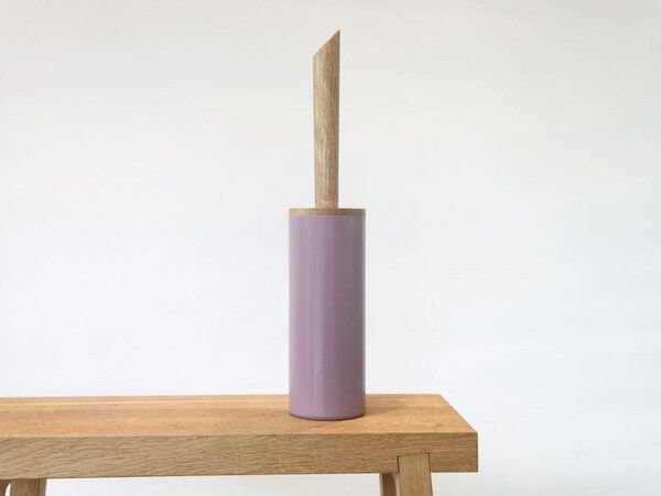 werkvoll by Lena Peter Upcycling WC-Bürste FIRE mit Eichegriff