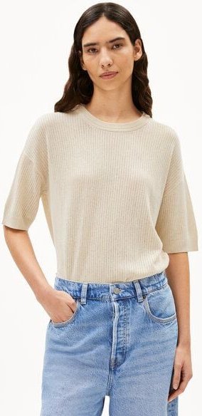 ARMEDANGELS LIZAA LINO Damen Strickshirt aus Leinen-Mix