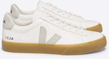 Veja "Campo" Sneaker weiß mit Kautschuk Sohle