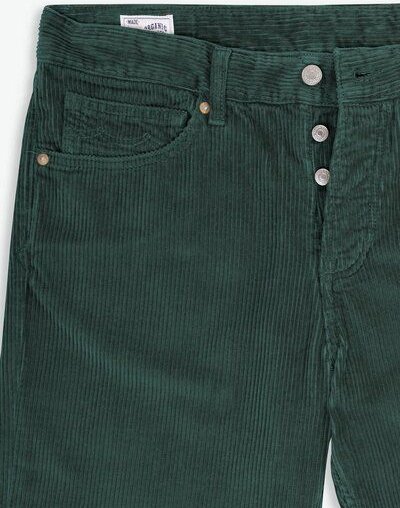 Kings Of Indigo SUSHAN CORD | DARK GREEN CORD