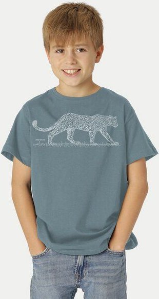 Peaces.bio - handbedruckte Biomode Bio-Kinder T-Shirt Leopard