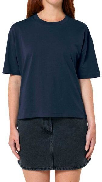 YTWOO Damen Boxy T-Shirt aus Bio-Baumwolle