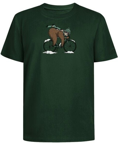 GREENBOMB Print T-Shirt Animal Sloth Ice Fusion