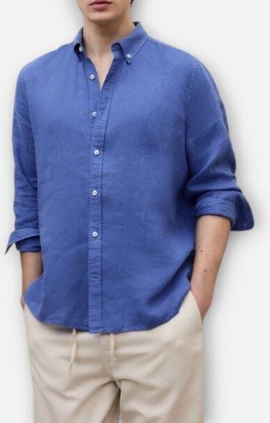 ECOALF Das Hemd besteht aus 100 % Leinen