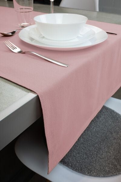 jilda-tex Tischläufer Renforce 100% Bio-Baumwolle Uni 50x160cm