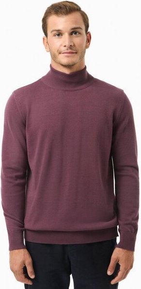 ORGANICATION Rollkragenpullover aus Bio-Baumwolle