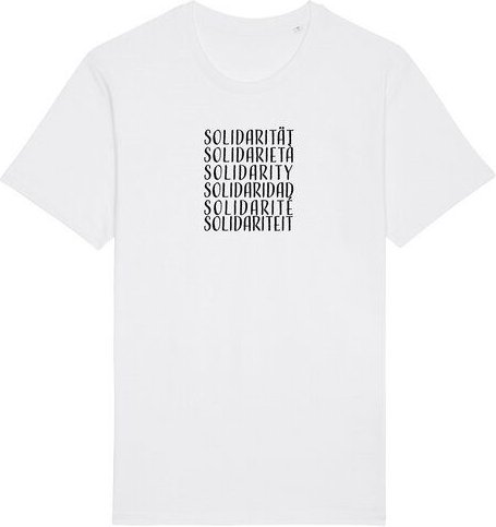 Human Family Bio Unisex Rundhals T-Shirt "Swing - Solidarity" in 5 Farben