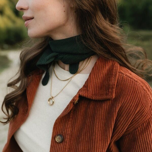 NORDLICHT Mini Strick Schal Sophie aus 100% Baumwolle