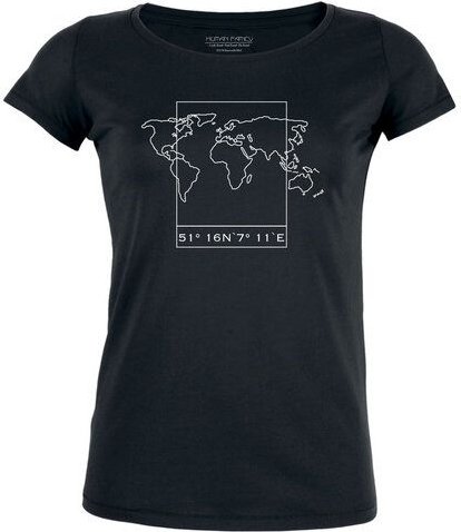 Human Family T-Shirt - Damen - Amorous "Worldmap"