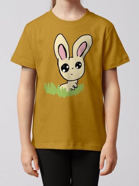 watabout.kids T-Shirt Kinder Osterhase im Gras