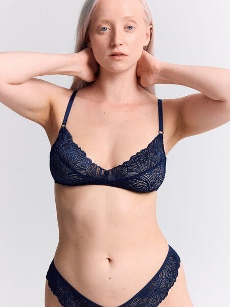 erlich textil Fluid Lace bügelloser BH mit Spitze aus recyceltem Polyamid, made in Europe