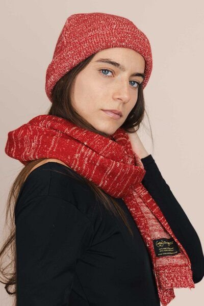 De IONESCU Winter normale Mütze oder Fischermütze aus Hanf und Wolle - Unisex