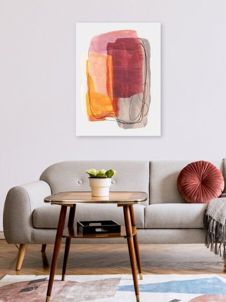 Photocircle Poster / Leinwandbild - Abstract Brush Strokes 51