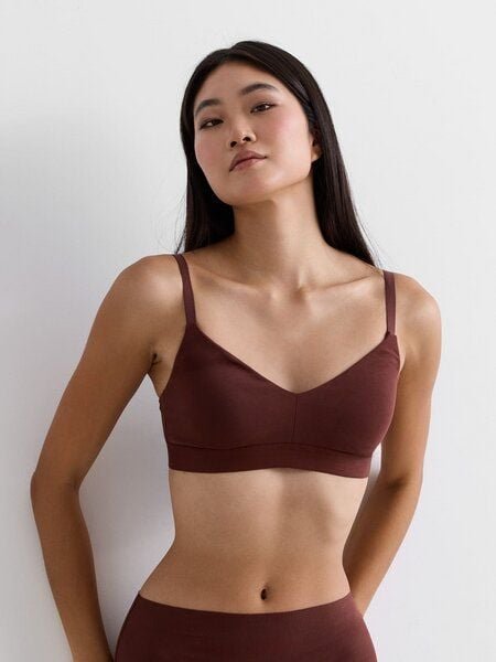 erlich textil Casual Cotton Bralette mit herausnehmbaren Pads aus Bio-Baumwolle, made in Europe