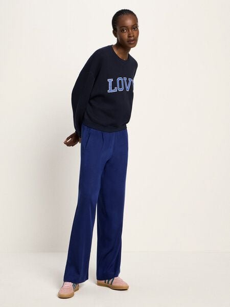 LANIUS Hose mit weitem Bein aus TENCEL