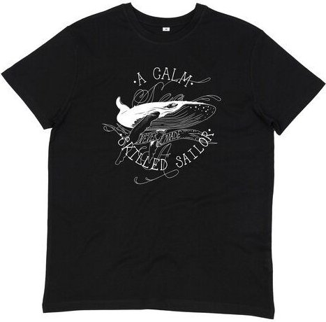 ilovemixtapes A calm sea... Wal Men Essential T-Shirt – Nachhaltiges Bio-Baumwoll-T-Shirt mit Siebdruck