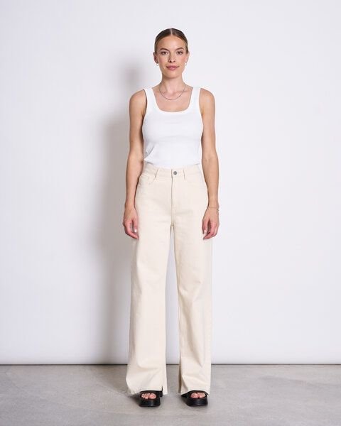 Thumbnail - JAN N JUNE High Waist Jeans SELENE mit Schlitz