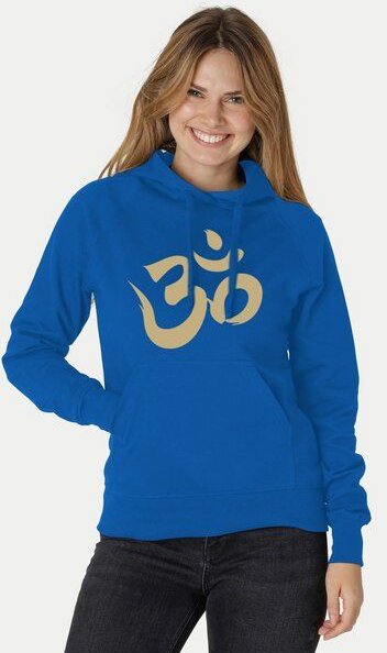 Peaces.bio - handbedruckte Biomode Bio-Damen-Kapuzensweater Om