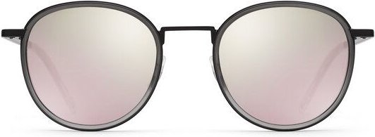 TAKE A SHOT Runde Sonnenbrille aus Edelstahl mit ECO Acetate - Ada Kollektion