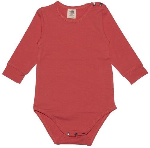 Babybody Langarm Rot Bio Baumwolle Walkiddy