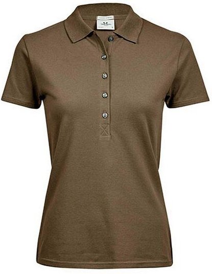TeeJays Damen Stretch Polo Shirt Kurzarm Bio - Baumwolle neue Farben