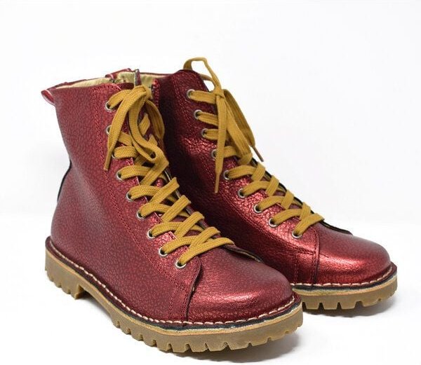 Grünbein Shoes Schnürboots Noa II lose Einlage rot