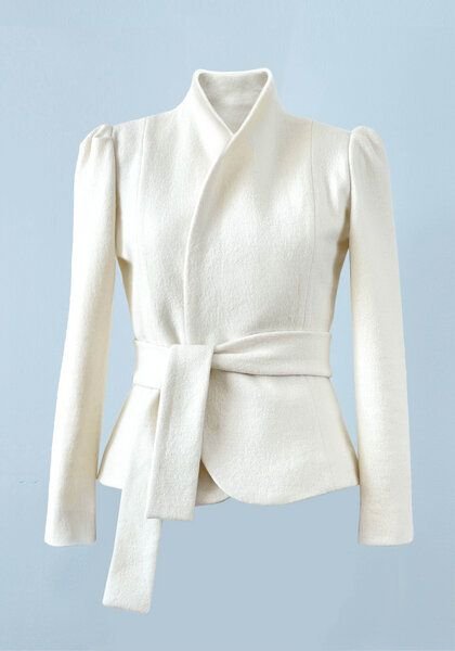 Atelier SNOW Brautblazer Persephone aus Bio - Wolle