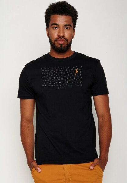 GREENBOMB Lifestyle Boulderer Guide - Sportliches T-Shirt aus Bio-Baumwolle / hochwertiger Print / GOTS / Fair & Vegan