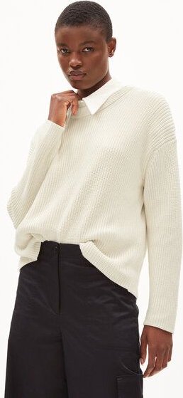ARMEDANGELS NURIAAS - Damen Pullover Loose Fit aus Bio-Baumwolle