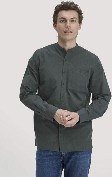 hessnatur Hemd Regular aus Bio-Baumwolle mit Hanf und Yak