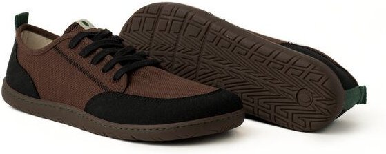 Vesica Piscis Footwear CLAXTON Vegan barefoot black-brown
