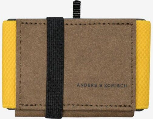 ANDERS & KOMISCH MINI PRO Wallet mit Münzfach - Kleines cleveres Portemonnaie Braun