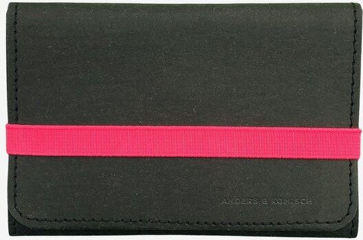 ANDERS & KOMISCH Portemonnaie mittelgroß - A&K KOMPAKT Geldbeutel vegan Schwarz